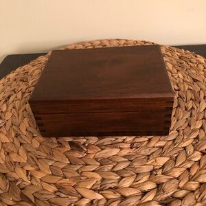 Adorable Wooden Chest Box Trinket Box Vintage